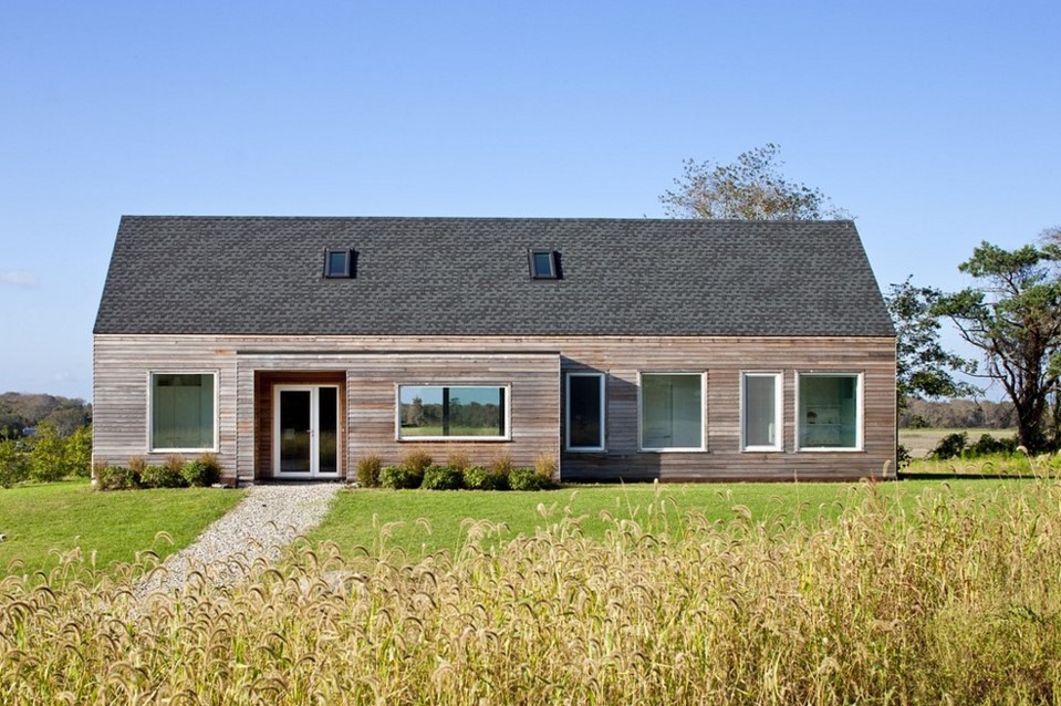 Passive House Retreat transitional exterior providence